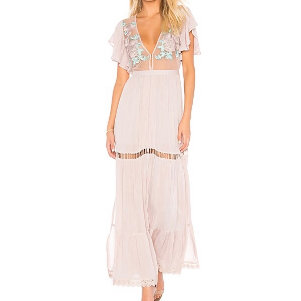 Cleobella Amery Maxi Dress in Lilac